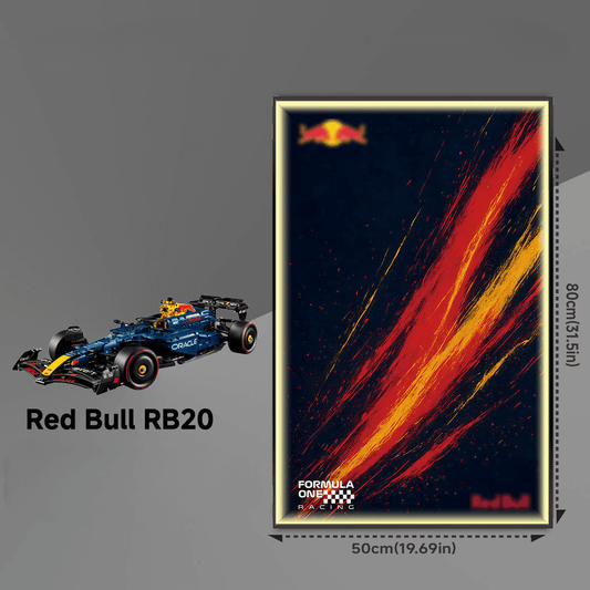 Formula 1 Racing Car Display Model with Custom Stand - Perfect for Collectors and Enthusiasts